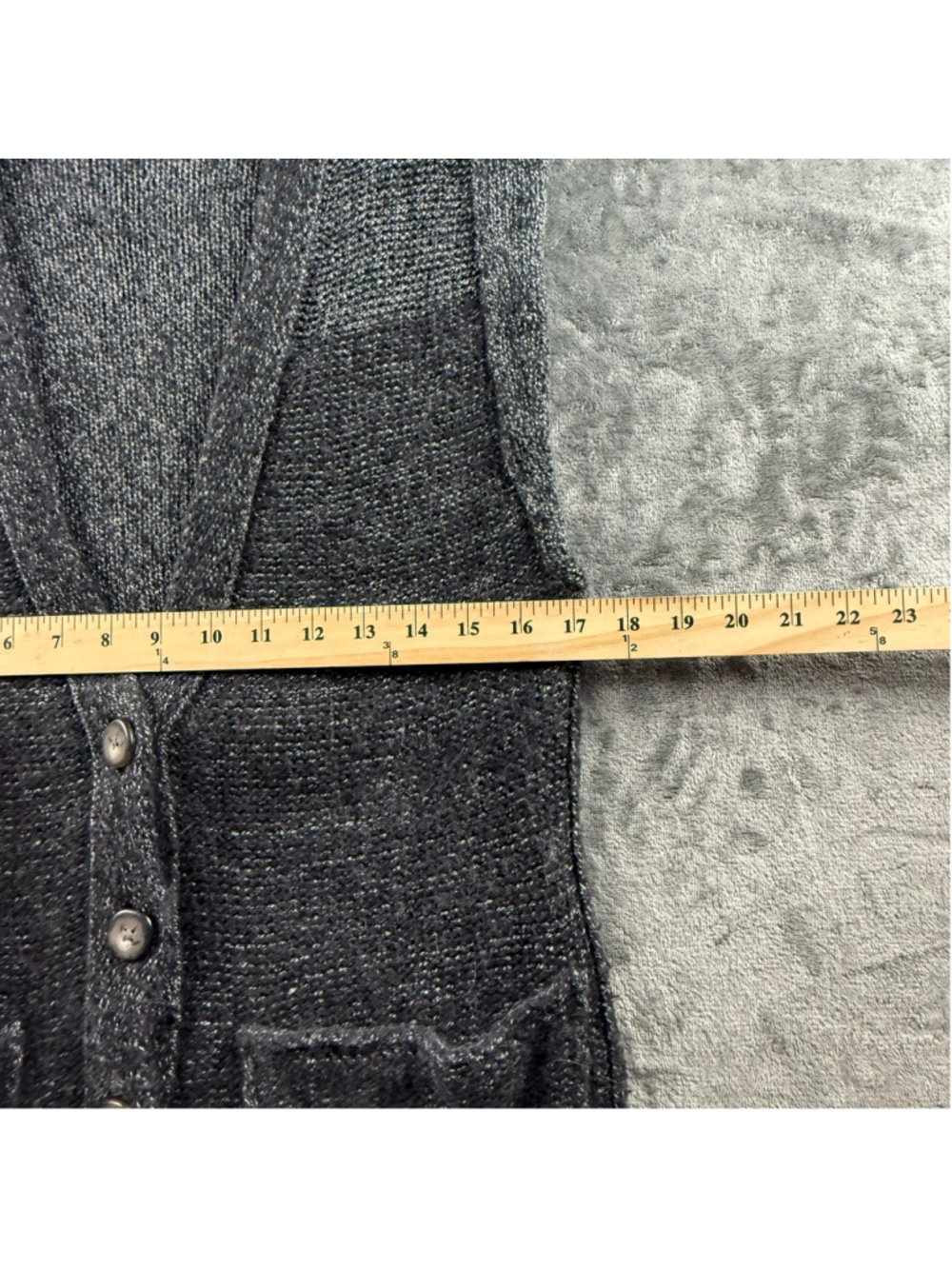 Club Monaco Vest Women S Knit Wool Alpaca Longline Academia Preppy Charcoal Grey - Picture 9 of 14